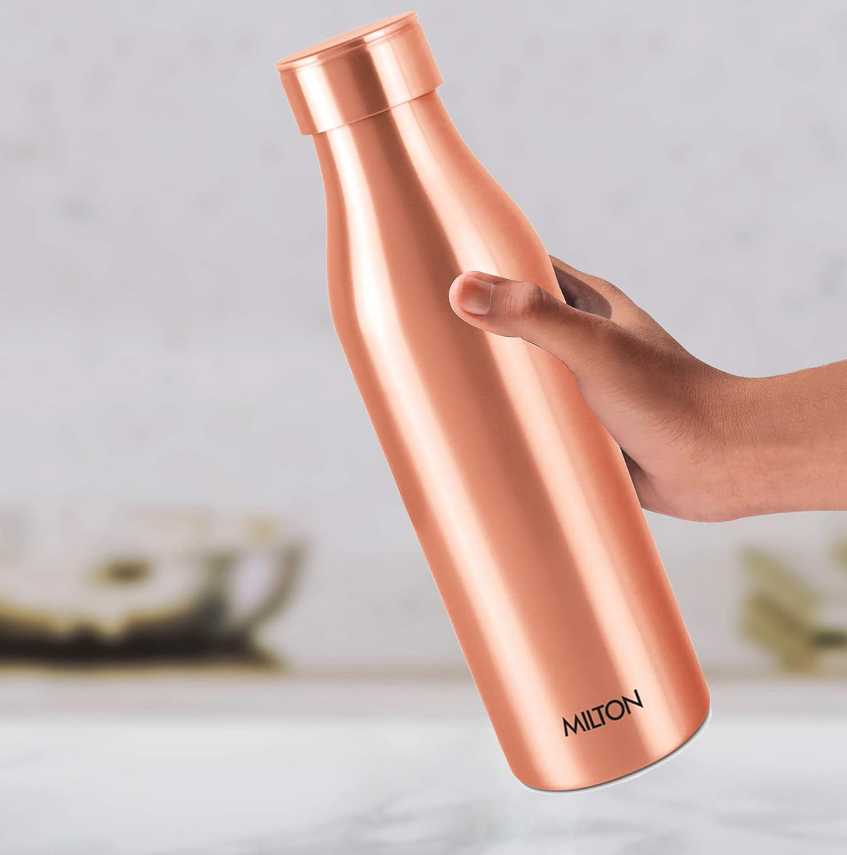 Milton opper Charge 1000 Bottle, 930ml, 100% Pure Copper, BPA Free Water Bottle, Leak Proof, Office Bottle, Boosts Immunity, Supports Digestive & Liver Health, Ayurveda Inspired