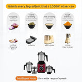 Zenova Mixer Grinder (Red Wine)