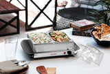 Clearline Food Warmer Cum Buffet Server with 2 Pans