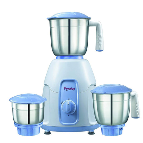 Prestige Stylo (550 Watt) Mixer Grinder with 3 Stainless Steel Jar (41329)