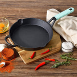 Bergner Elements Cast Iron Frypan, 26 cm, Black