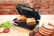 Clearline Jumbo Sandwich Grill/Toaster Black-Silver