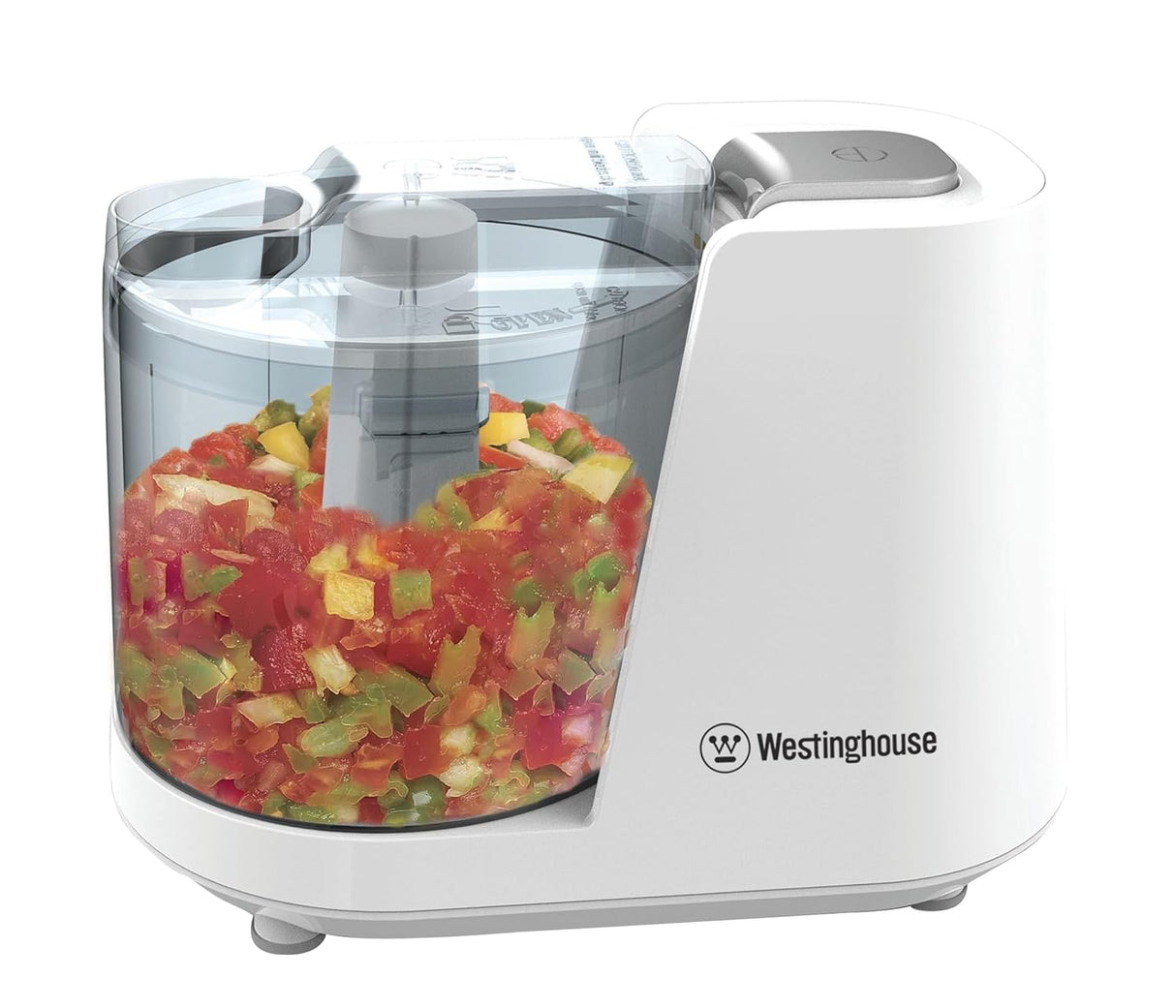 Westinghouse 350ml Electric Mini Chopper For Kitchen | Food Processor Bowl, Pulse Control, SS Blade | Chops, Cuts, Minces, Dices, Whisks, Blends