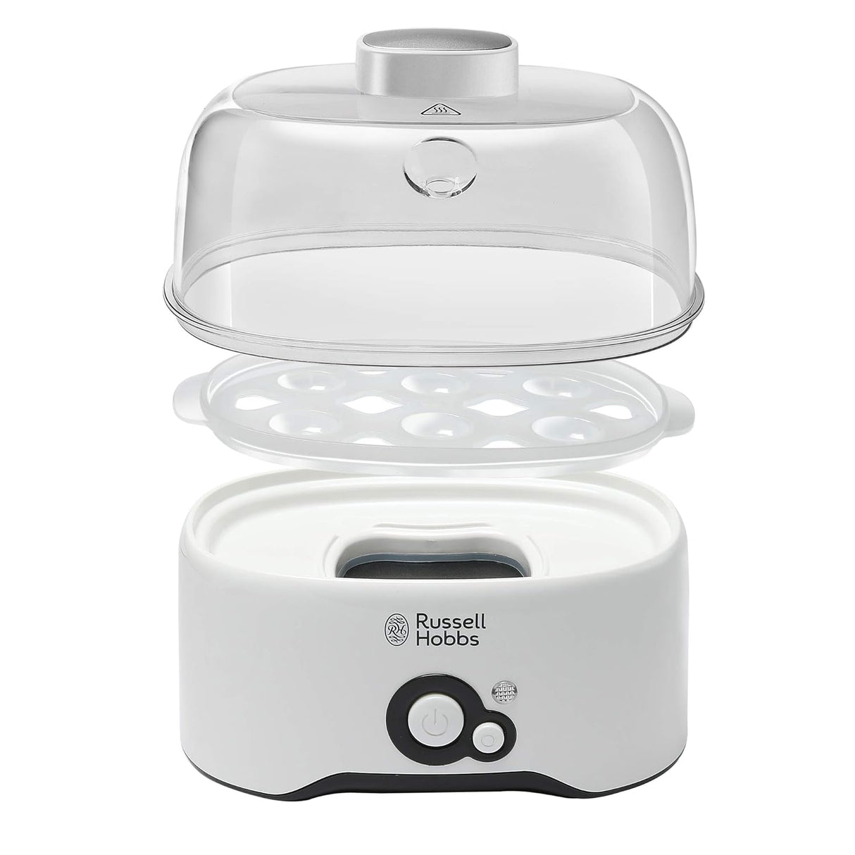 REG300-300 Watts Fully Automatic Egg Cooker with Egg Cooking Rack, 2 Poaching Pans and Measuring Cup