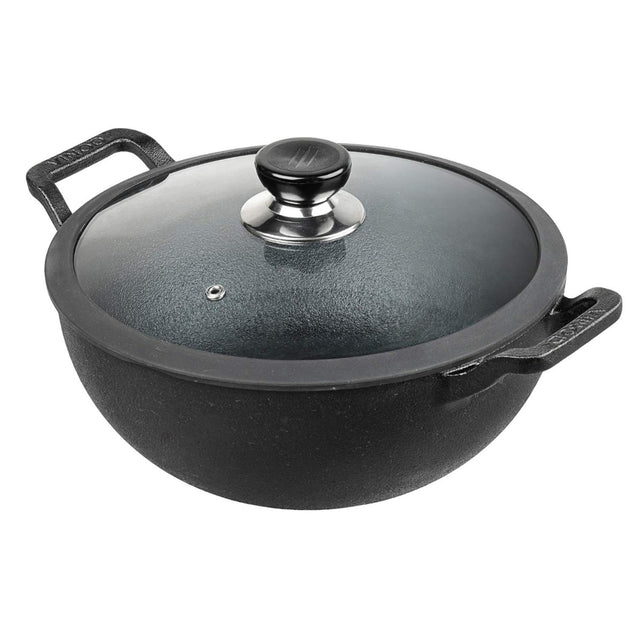 Vinod Cast Iron Kadhai 2.4 Litre (LCIDK22)