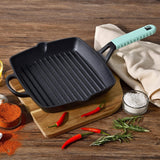 Bergner Elements Cast Iron Griddle, Black