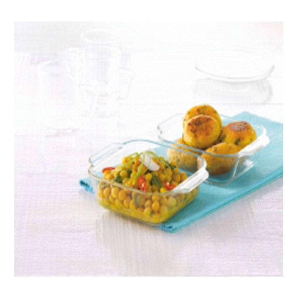 Borosil Mini Square Dish Set