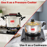 Prestige Flip-On Tri-Ply Stainless Steel Pressure Cooker 3 L 180M With Glass Lid 20711