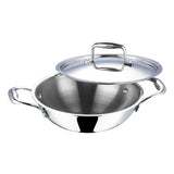 Vinod Triply Platinum Series Induction Friendly Kadai With SS Lid (22