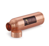 Pipal Product Llp Copper Leak Proof and Joint-Less Water 600 ml Bottle Carving