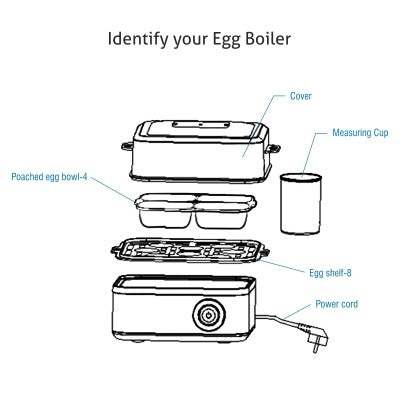 Glen Egg Boiler 500 watt with 3 water levels-3036 