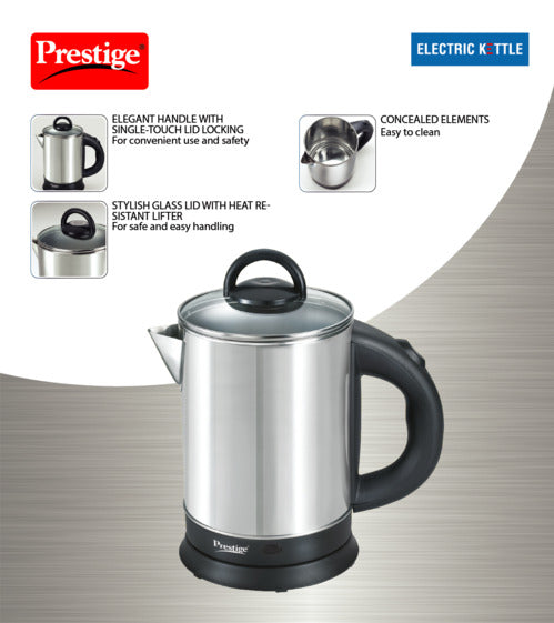 Stainless Steel 1500 Watts Electric Kettle - PKGSS 1.7