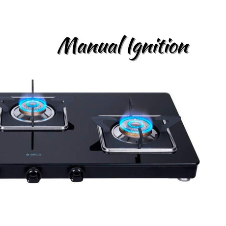 Elica Slimmest 3 Burner Cooktop ( 773 CT VETRO Slim LINE SPF ) Non-Auto Ignition