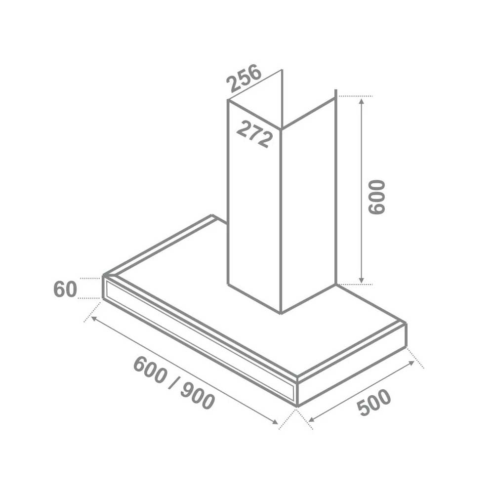 ELICA CHIMNEY SPOT NG ETB PLUS LTW 90 PB LED CHIMNEY (90)
