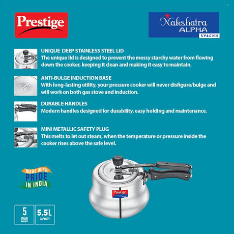 Prestige Alpha Svachh Handi 5.5L