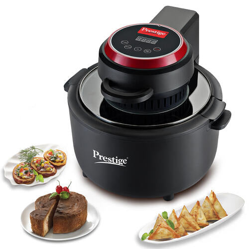 Multi-Chef All-in-One Air Fryer |80% less Oil Consumption|6.5L Capacity |1200 Watts Power|Airfry,Oven, Toast, Grill|See Through Lid|Advance Digital Display|Even Heat Distribution|Black
