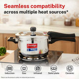 Prestige Tri-Ply Svachh Outer Lid Pressure Cooker Combi Pack 20733