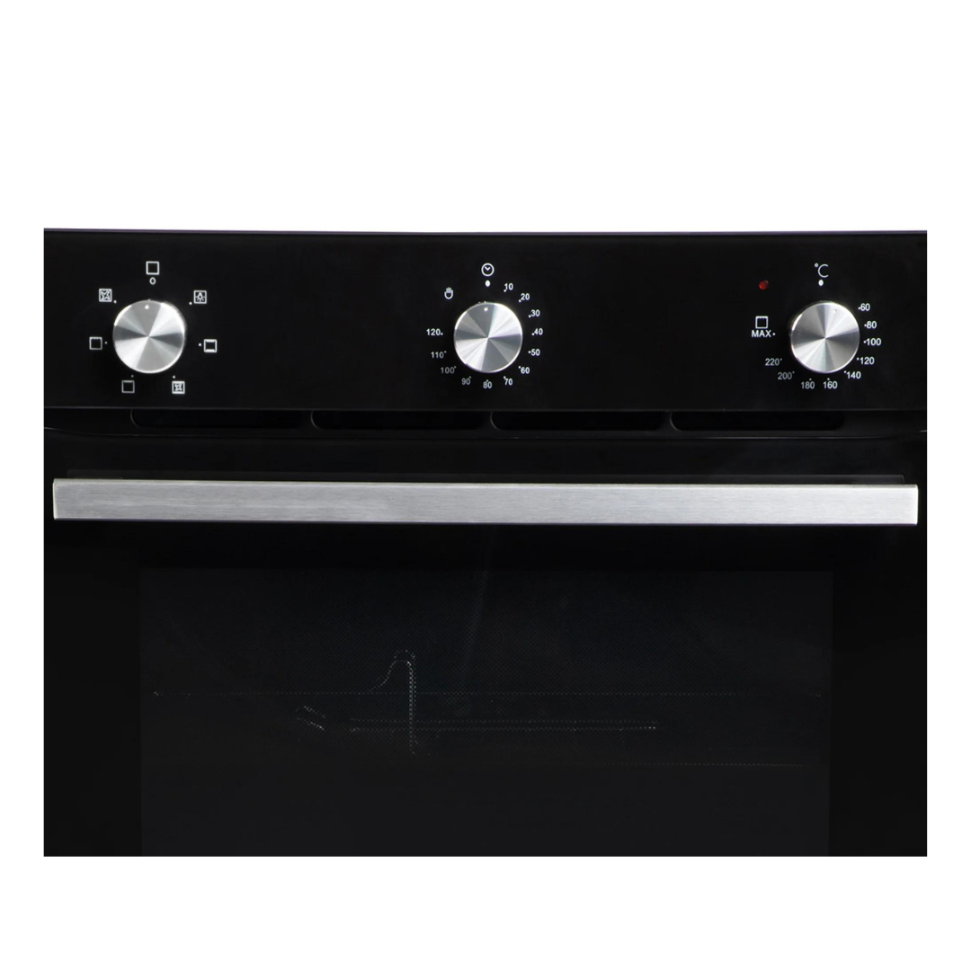 FABER FBIO 80L 6F BK Black Glass Built in Oven