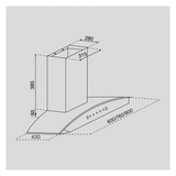 Glen CH 6058 BL MS AC 76cm Auto Clean