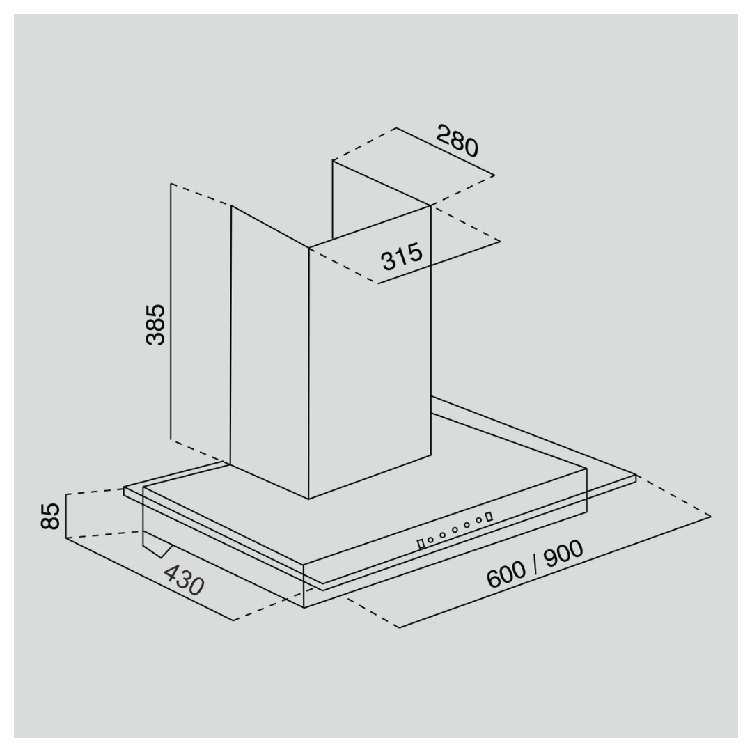 Glen CH 6062 SLIM BL MS AC 60cm