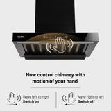 CH6052SLBLDCB 90 cm Auto Clean Filterless Slim Chimney with Inverter Technology, BLDC Motor, 1400 m³/hr Suction
