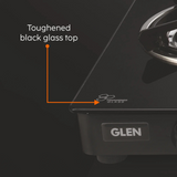 Glen CT 1034 GT BB Black 3 Burner