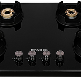 
Faber NiOS DLX 754 BB BK Glass Cooktop with Manual Gas Stove MS POWDER COATED Finish (4 Burners)