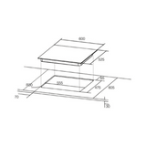 Hafele Verena 360 60cm Built In Hob  