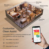 LVac Voice Pro Robotic Vacuum Cleaner & Mop with Wi-Fi Connectivity (Smart Voice Control, Black)