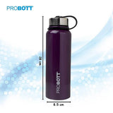Hulk 1100ml Stainless Steel Water Bottle, Vacuum Insulated Flask | Hot & Cold | Leak-Proof | Beige | PB 1100-02