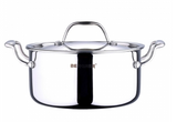 Bergner Argent Cook N Serve Pot With Lid 22 Cm ( BG-6335)