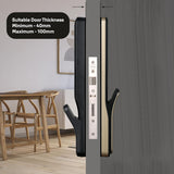 Kyra Pro Premium Push-Pull Smart Lock | 6-Ways of Unlocking | Wi-Fi & Bluetooth Connectivity | Fingerprint & PIN Access