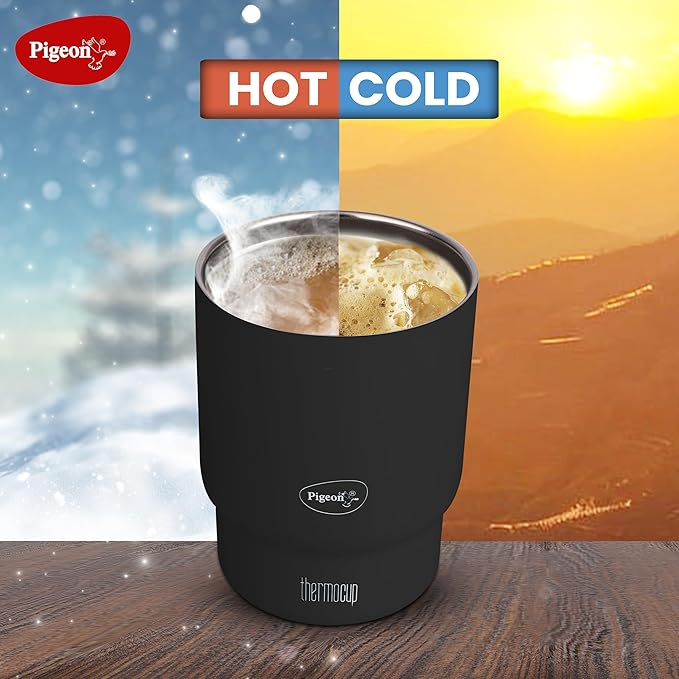 Pigeon Thermocup 350 ml (Black)