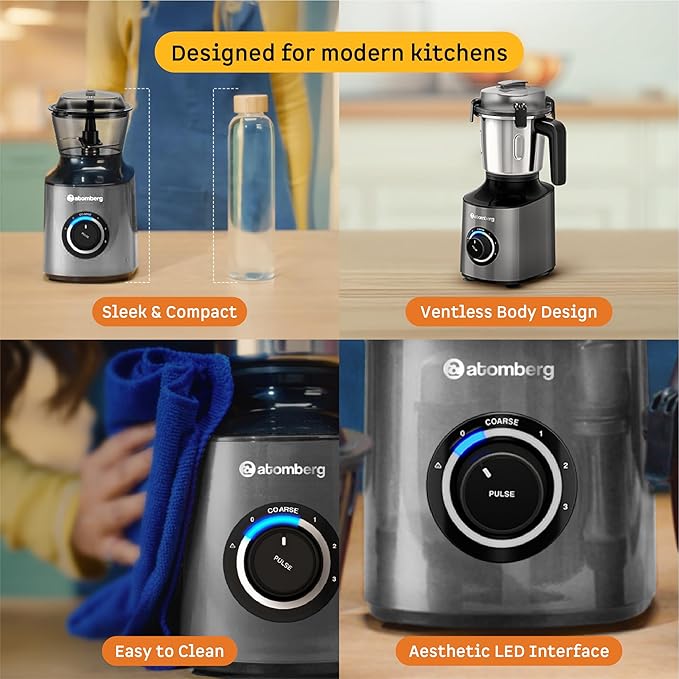 Zenova Mixer Grinder (Sand Grey)