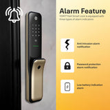 Kyra Pro Premium Push-Pull Smart Lock | 6-Ways of Unlocking | Wi-Fi & Bluetooth Connectivity | Fingerprint & PIN Access
