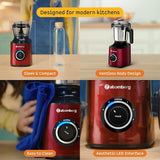 Zenova Mixer Grinder (Red Wine)