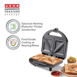 Usha 750 W ST4272 T Non-Stick Food Grade Material Sandwich Toaster (Black)