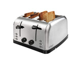 4 Slice SS Body Toaster 18790 1250/1500 Watt Premium Stainless Steel 4 Slice Automatic Pop-Up Toaster