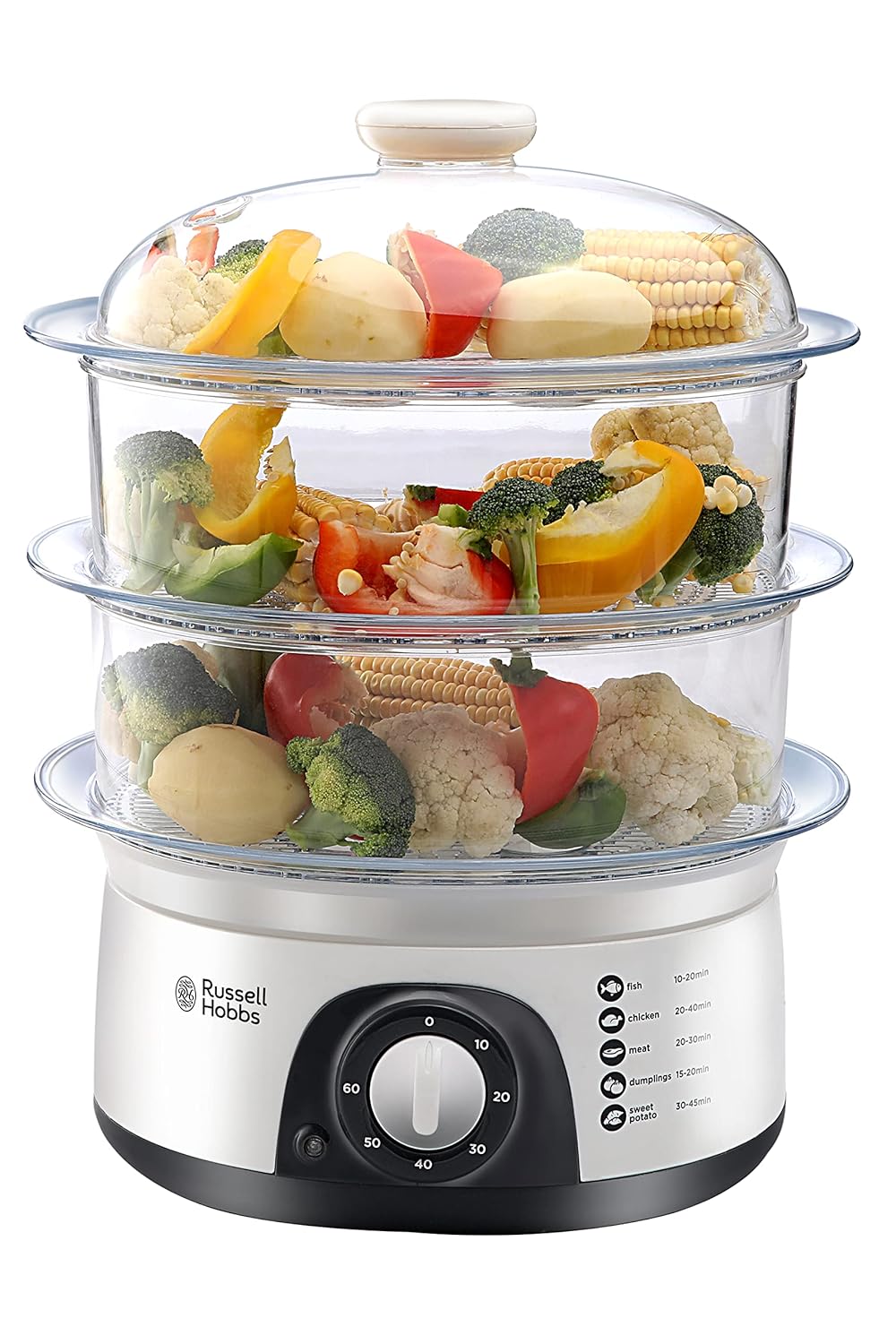 Plastic England Rfs800-800 Watt Food Steamer Steam Cooker