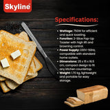 2 Slice Pop-Up Toaster | White VTL-7022