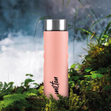 Stream 750 Stainless Steel Water Bottle 760 ml, Single Walled, ISI Certified I Leak Proof Lid, Rust Proof I For School, Office, Gym I Peach