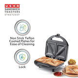 Usha 750 W ST4272 SST Non-Stick Food Grade Material Sandwich Toaster (Stainless Steel)