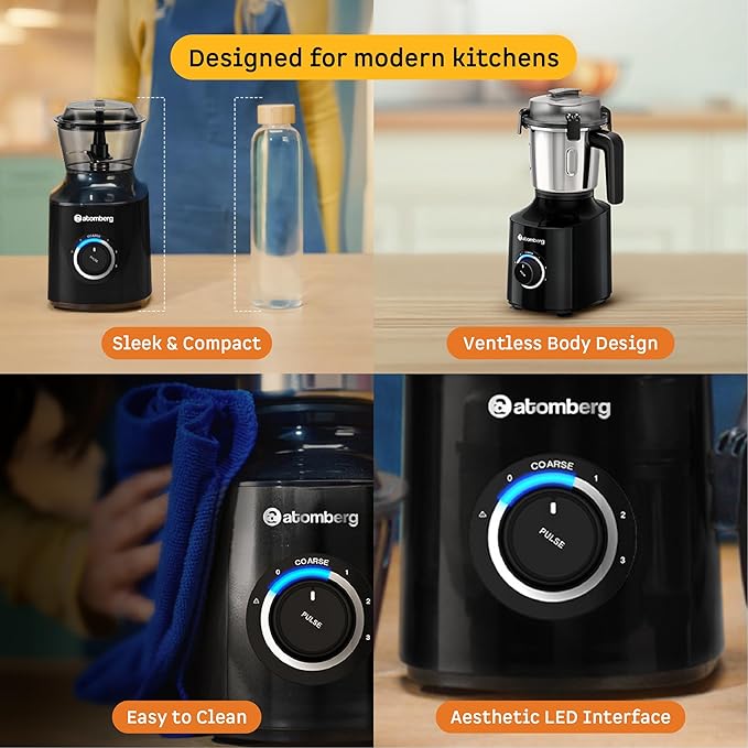 Zenova Mixer Grinder (Black)