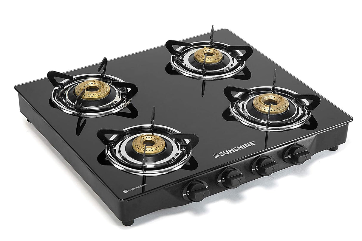 Apollo 4 Burner Gas Stove Manual Ignition