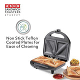 Usha 750 W ST4272 T Non-Stick Food Grade Material Sandwich Toaster (Black)
