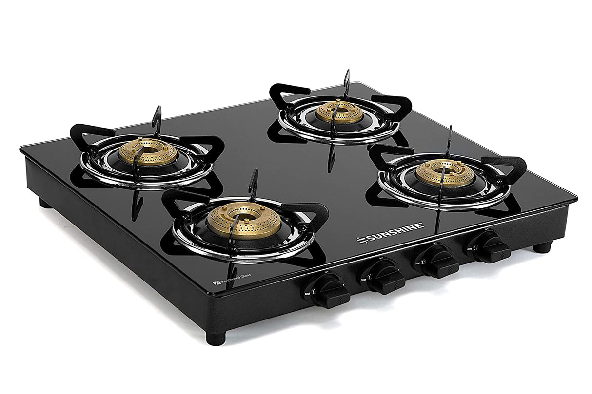 Sunshine Pulsar Glass Manual Gas Stove