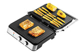 RST2006CG 2000W GrillMaster 180° 6-Slice Electric Grill Sandwich Maker | Full Flat Toaster Griller | Adjustable Temperature & Timer | Drip Tray, Ready-to-Cook Indicator
