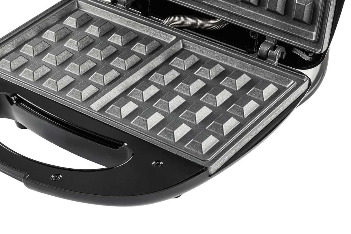RST750WM 750W Waffle Maker | Non-Stick Waffle Plate | Cool-Touch Handle | Ready-to-Cook Indicator | Overheat Safety Protection | Compact Design