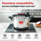 Prestige Flip-On Tri-Ply Stainless Steel Pressure Cooker 3 L 180M With Glass Lid 20711