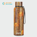 Trek Maple 700ML Stainless Steel Water Bottle (BT700MPL7116) – 20 Hours Hot, 24 Hours Cold, Wide Mouth, Durable Finish